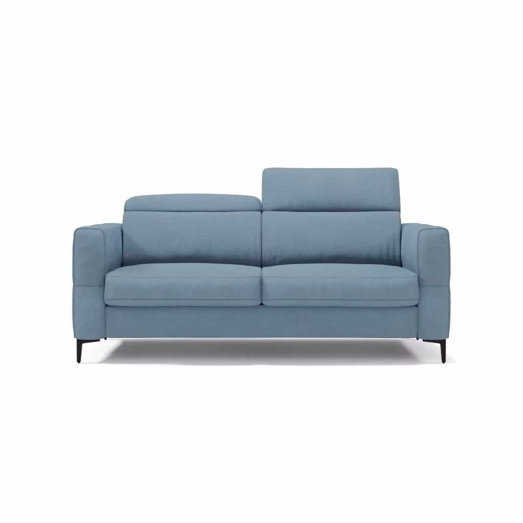 Divano letto Gardenia con poggiatesta reclinabili e rivestimento impermeabile, colore carta da zucchero, L/P/H: 198 x 140 x 18 cm – 2