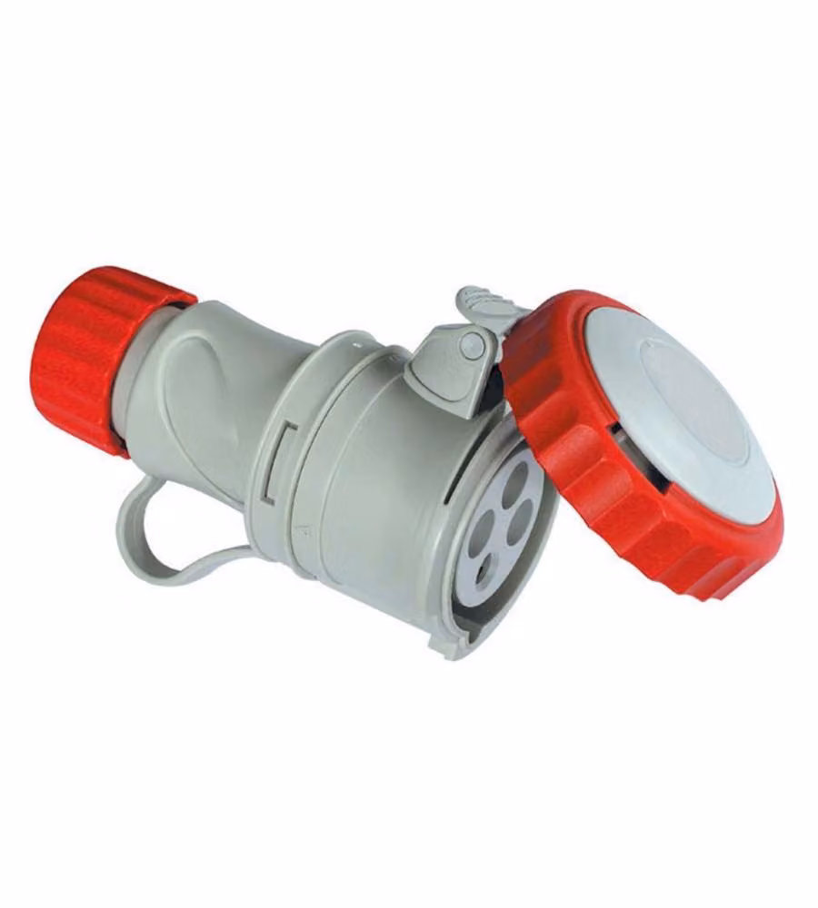 Presa mobile 3P+T 16A 400V 6h, IP67 cablaggio rapido