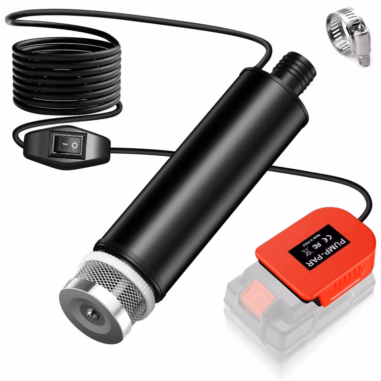 Piccola pompa per acqua, alimentata a batteria da 20 V, ideale per piscine e irrigazione del giardino