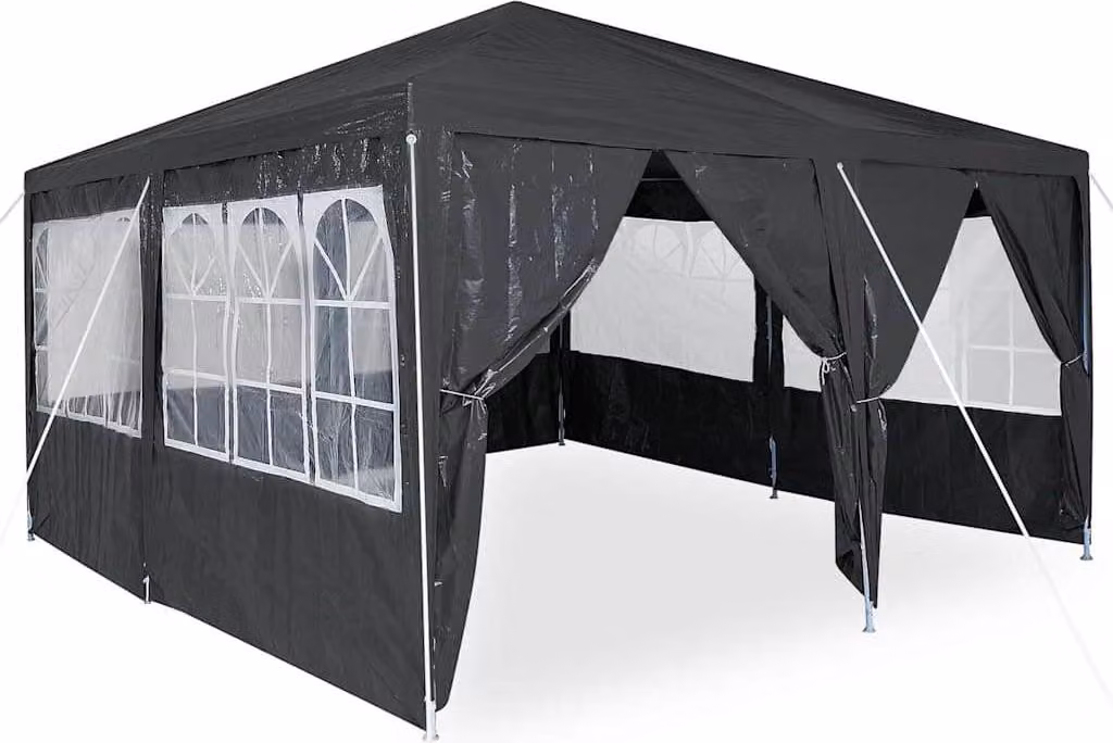 Tenda Party Antracite 400 x 400 x 266 cm Polietilene
