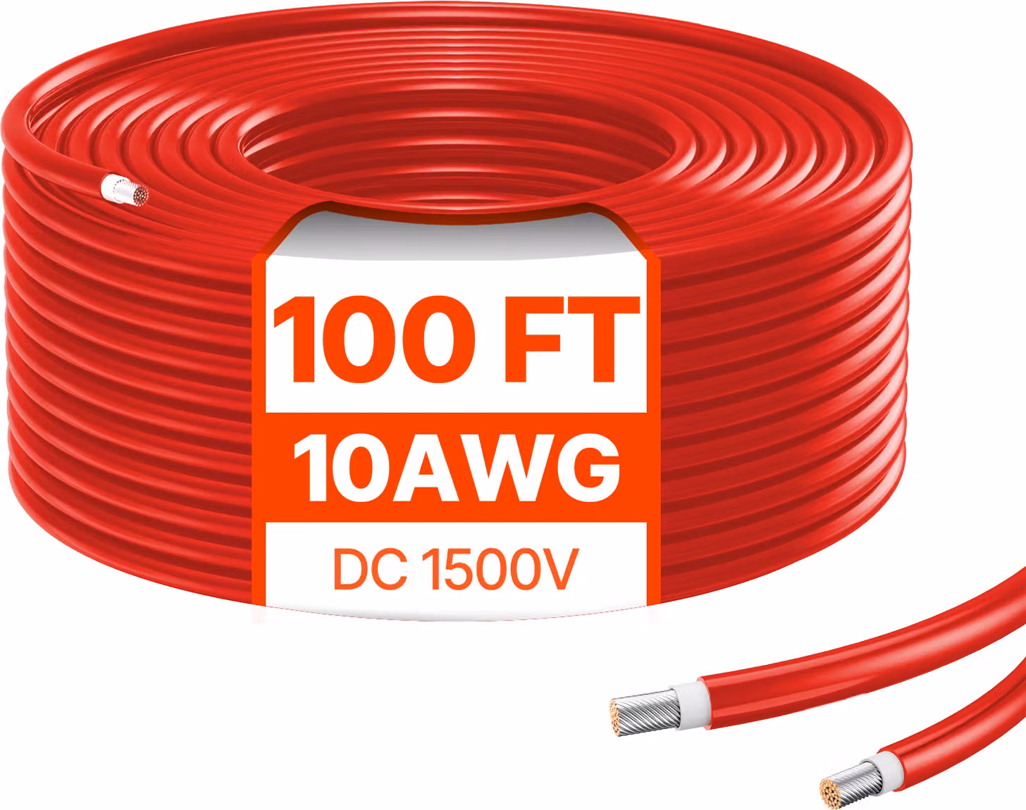 SucceBuy 30,48 m di cavo solare 10AWG IP67 Cavo di estensione PV rosso