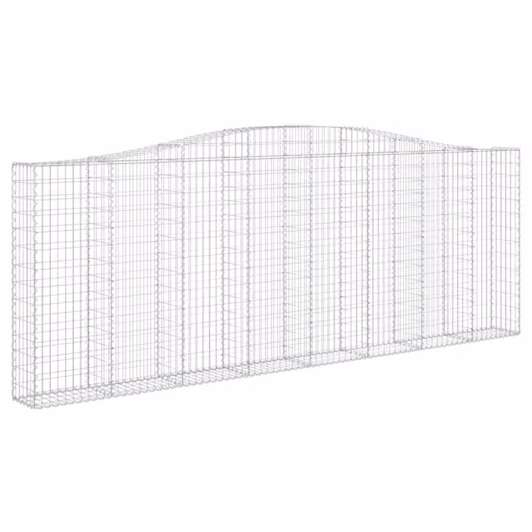 Cesto Gabbione ad Arco 400x30x140/160 cm Ferro Zincato