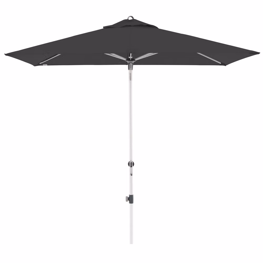 Ombrellone con asta centrale con inclinazione automatica e manico Doppler EXPERT 220 x 140 cm antracite