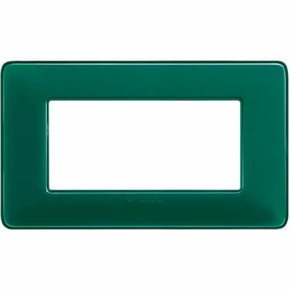 Bticino Matix, placca a 4 moduli, colore verde (AM4804CVS)