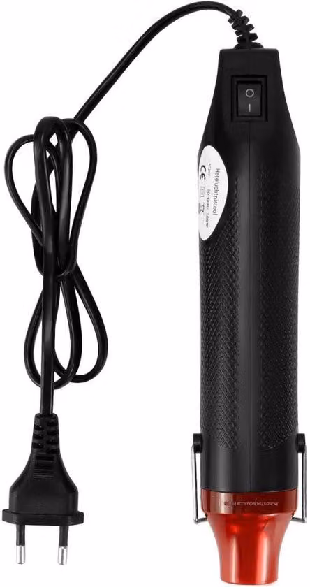 Pistola ad aria compressa portatile - Mini pistola ad aria compressa - 220 V, 300 W - Pistola ad aria compressa maneggevole - Adatta per pellicole termoretraibili, stampa a rilievo, essiccazione di vernici e carta