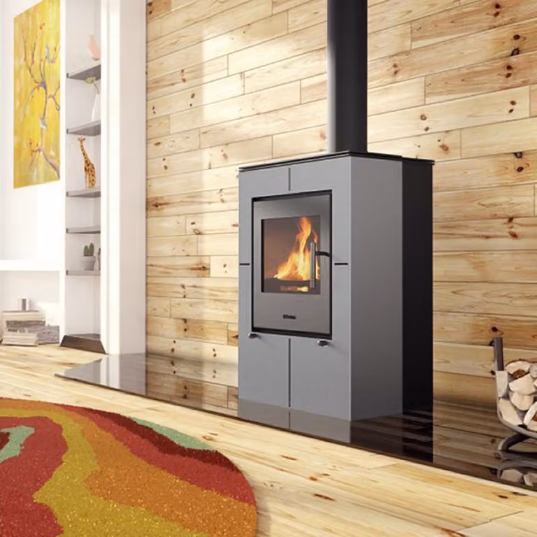Termocamino HS FLAMINGO EVENES - grigio