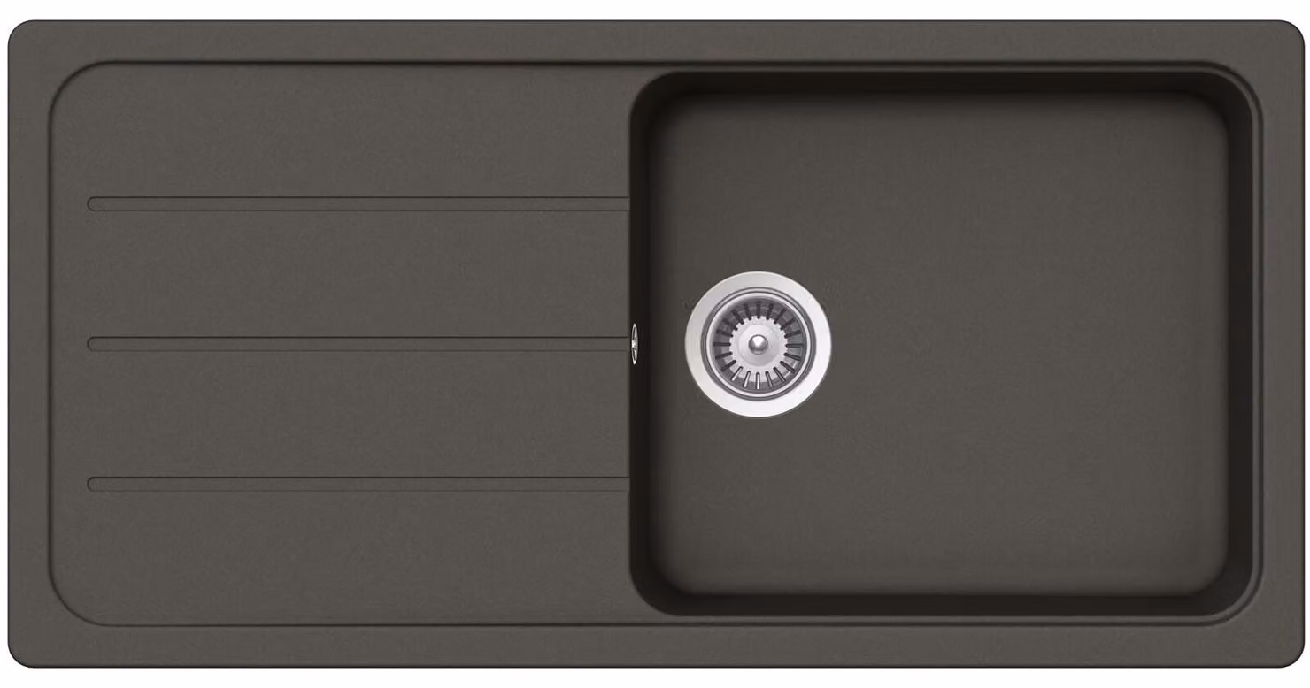 Lavello da incasso Schock Fomhaus D-100L A Asphalt - Lavello da appoggio