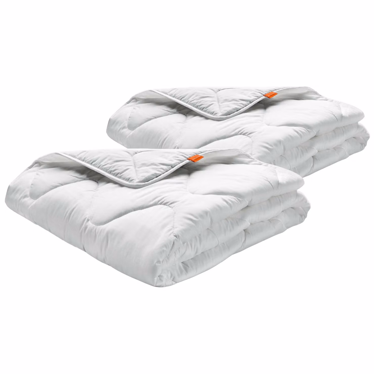 Piumino 135 x 200 cm, set di 2, piumino per tutte le stagioni, 100% microfibra, adatto a chi soffre di allergie, sleepling Basic 100