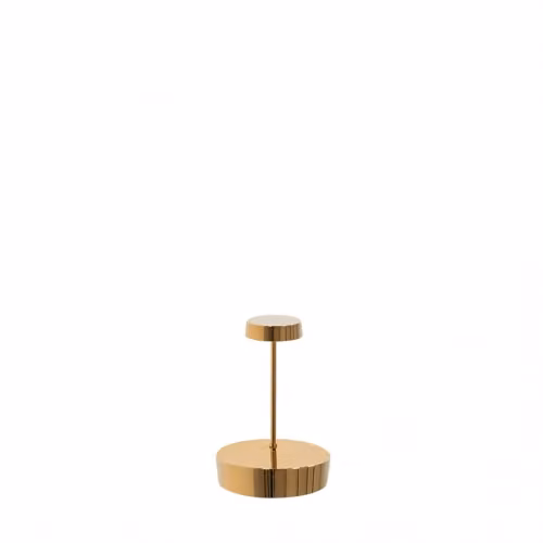 Lampada da tavolo LED Swap Mini Pro Zafferano Oro/Ottone ricaricabile e dimmerabile