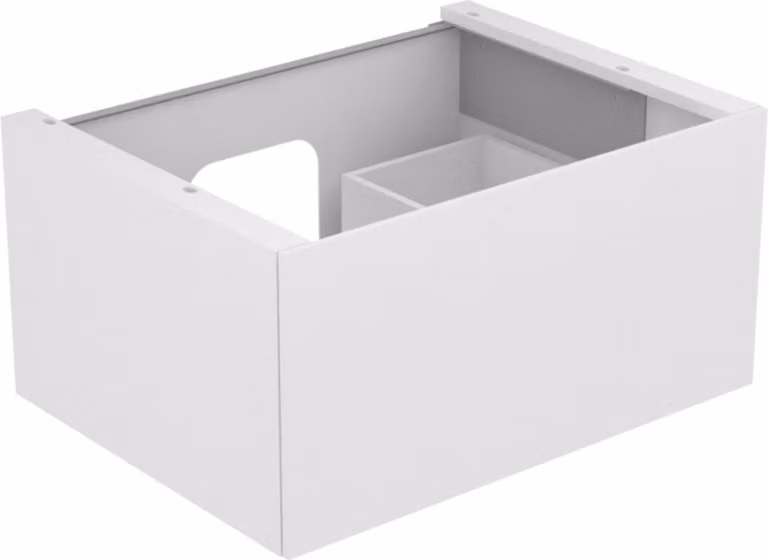 KEUCO EDITION 11 Meuble sous-lavabo pour lavabos à encastrer, 1 tiroir frontal, 700x350x535mm, 31241180000, 31241180000