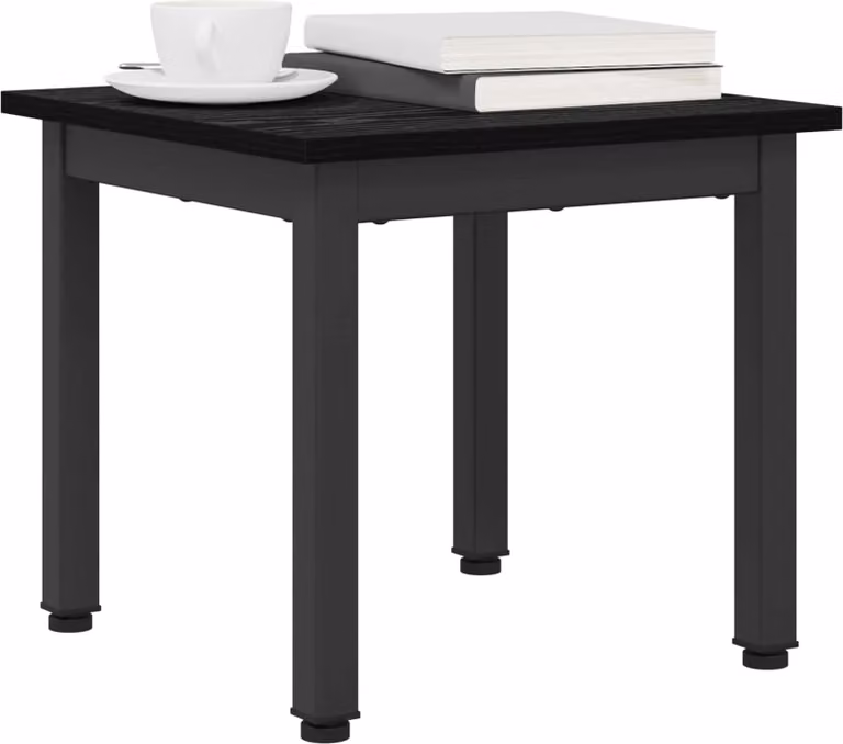 Tavolino da salotto Rovere Nero 40 x 40 x 36 cm