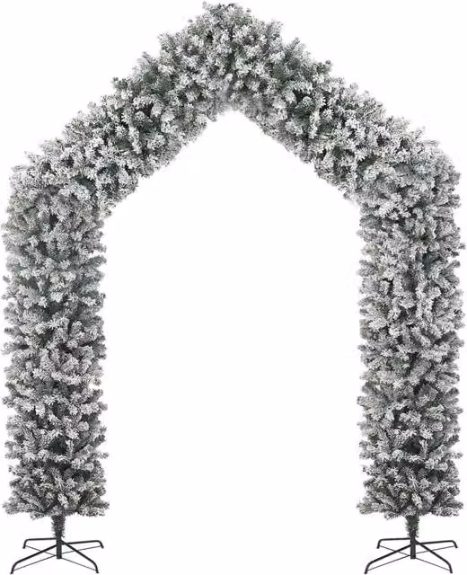 Albero di Natale ad Arco Innevato 270 cm 345094