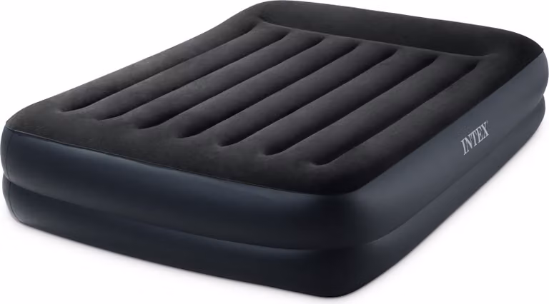 Intex 64124ND Queen Pillow Rest 2-Persoons Luchtbed 203x152x42 cm Blauw