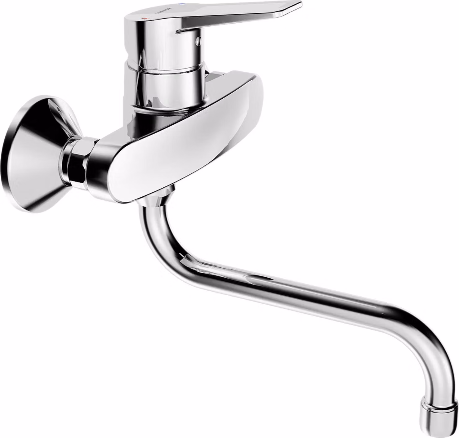 Miscelatore monocomando per lavello Hansa Twist cromato, 1 pezzo.