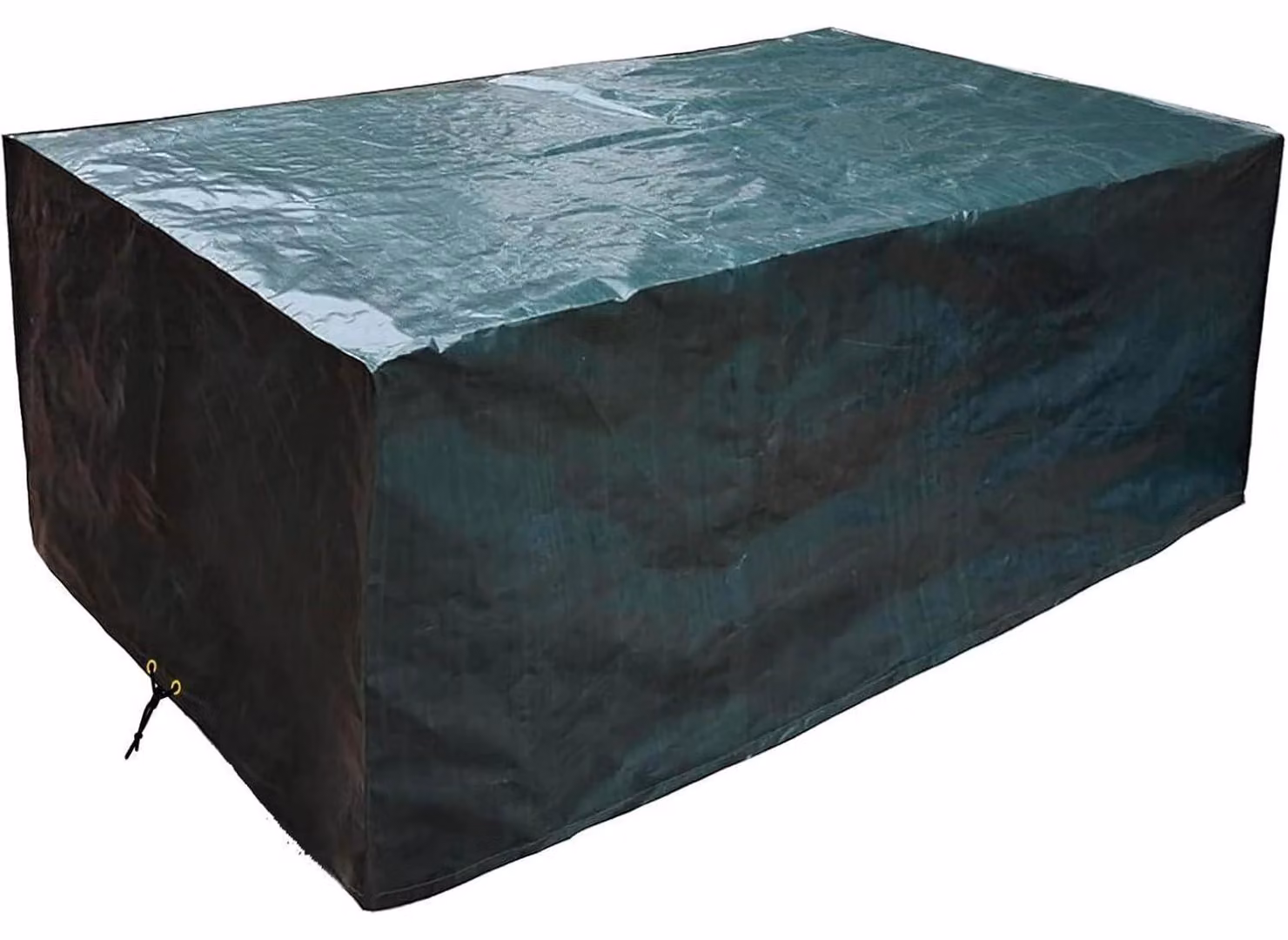 Copertura rettangolare impermeabile e resistente al vento per set di mobili da esterno, con protezione anti-UV, dimensioni 193x136x88 cm, colore verde