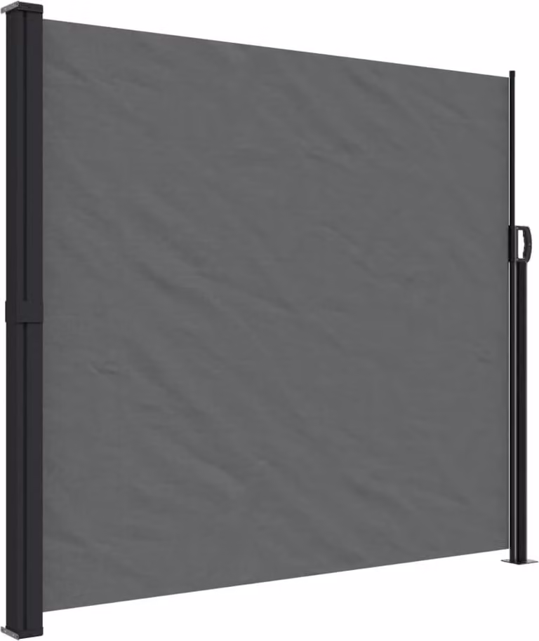 Tenda da Sole Laterale Retrattile Antracite 180x600 cm