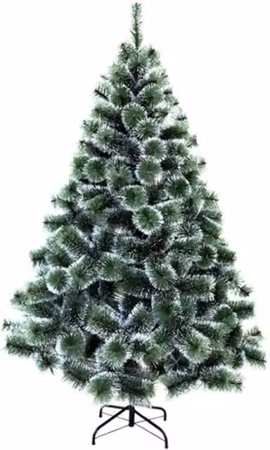 Albero di Natale sintetico innevato Trade Shop Traesio, colore verde, Altezza: 240 cm