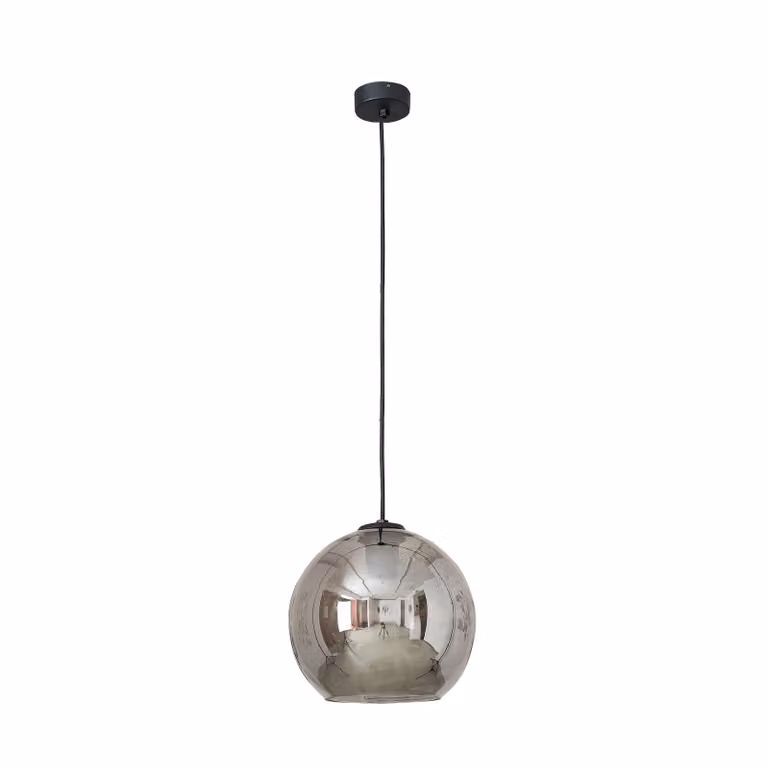 Lampadario POLARIS nero-cromato 1xE27x60W vetro, dimensioni: 150x25x25 cm, IP20, Nowodvorski Lighting