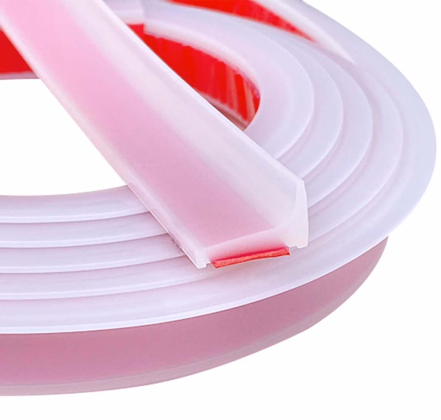 Striscia per doccia - Paraspruzzi in silicone autoadesivo - 120 cm - Trasparente