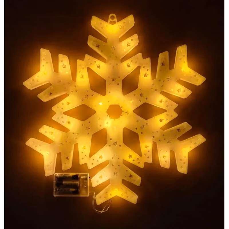 Foxter Fiocco luminoso a LED XXL 40 cm, bianco caldo