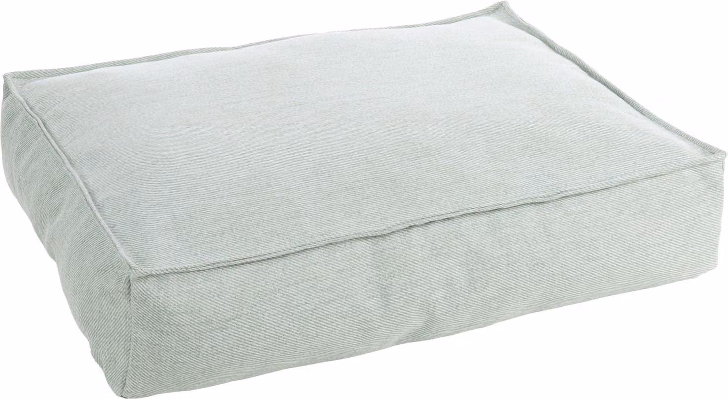 Cuscino per cani Flamingo Baldar rettangolare verde, dimensioni: 80 x 60 x 18 cm