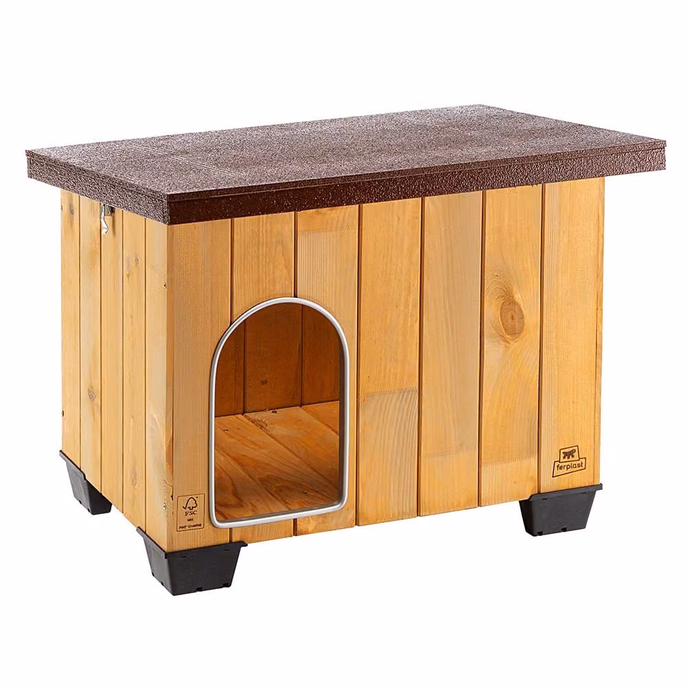 Cuccia per cani Ferplast Baita 60 Brown 71,5 x 57 x 52,5 cm 87014000
