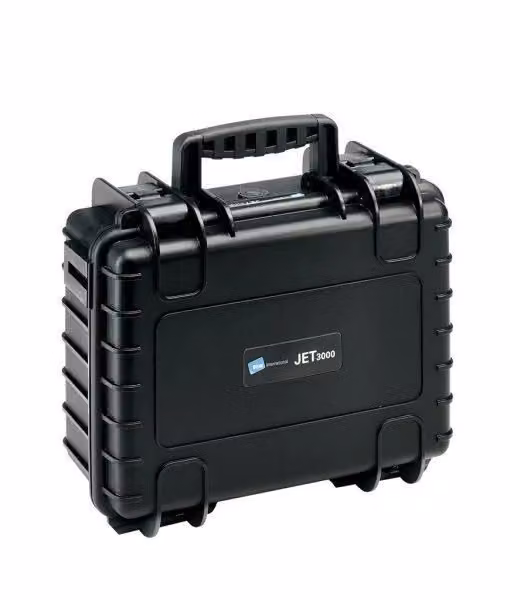 B&W Cases 117.16-L Valigetta per attrezzi impilabile in plastica e alluminio colore Nero L: 36.4 cm, P: 29.5 cm, H: 17.0 cm – 2