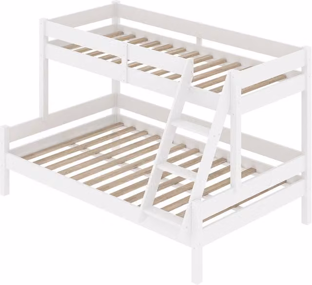 Letto a castello Everest Bianco 120x200 / 80x200 cm Vitalispa