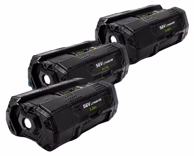 Batterie al litio, capacità 8000 mAh, compatibile con la serie EGO BA2800, 56V 8.0Ah x3