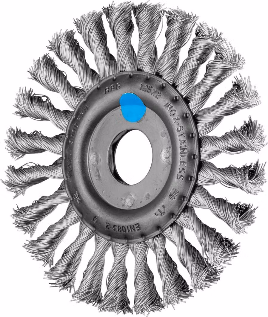 PFERD TOOLS Filo d'acciaio inossidabile RBG annodato a spazzola rotonda