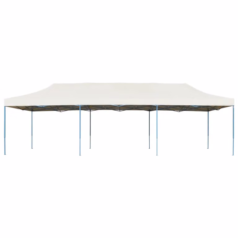 Gazebo Pieghevole Pop-Up 3x9 m Crema