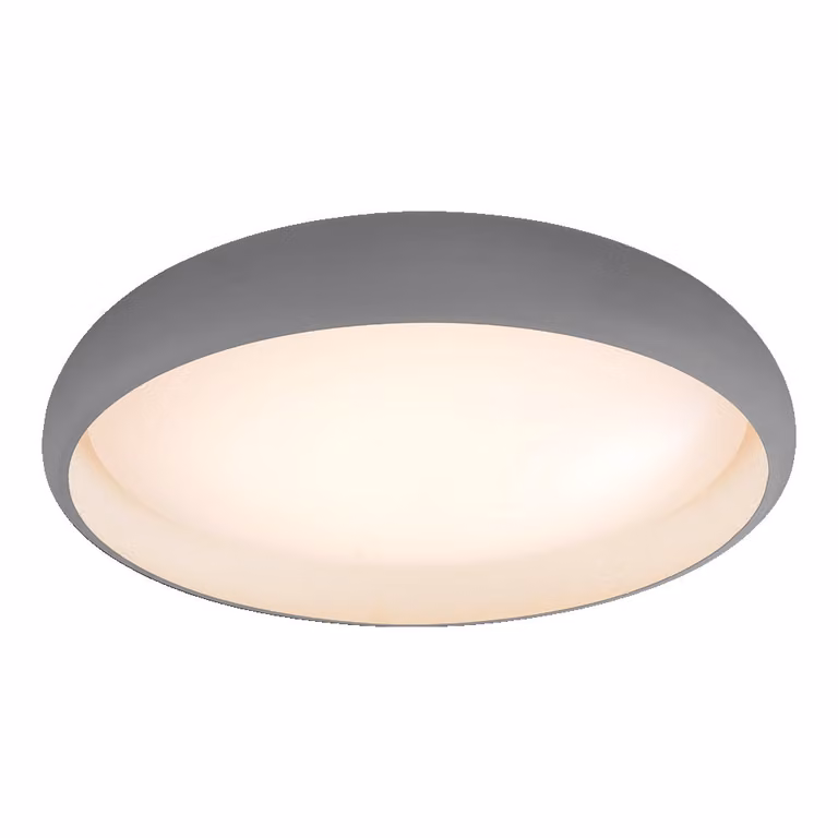 Plafoniera LED TARI 22W 4000K plastica grigio/bianco Ø43,5cm H:9cm