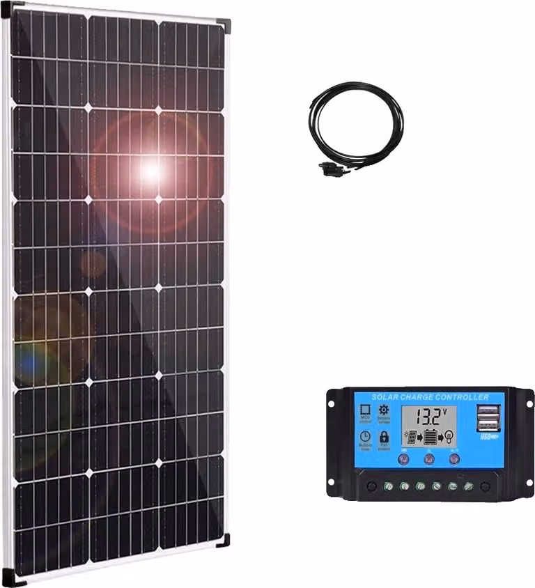 Sistema solare, potenza 150W o 300W, alta efficienza, kit 150W