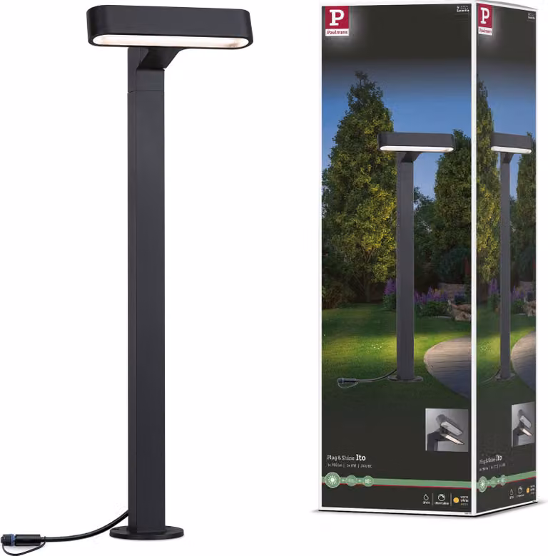 Paulmann Plug & Shine LED Dissuasore luminoso Ito Luce singola Allineamento orizzontale