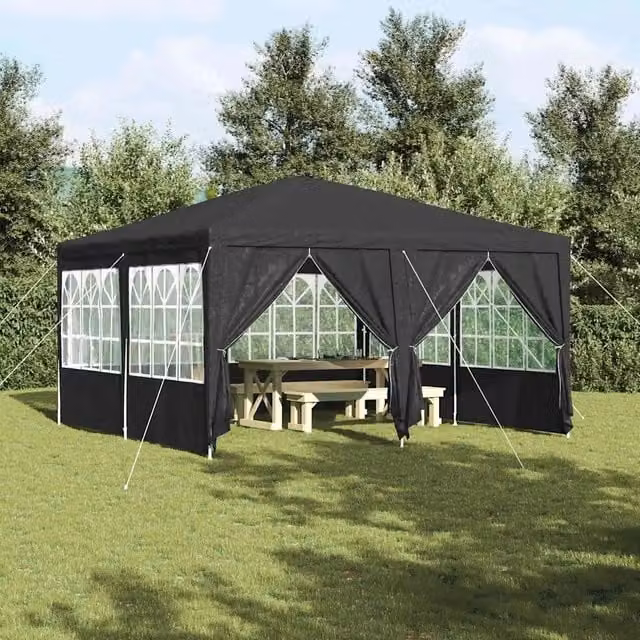 Tenda da festa DESIGN IN Antracite L: 400 cm, P: 400 cm, H: 266 cm – 1