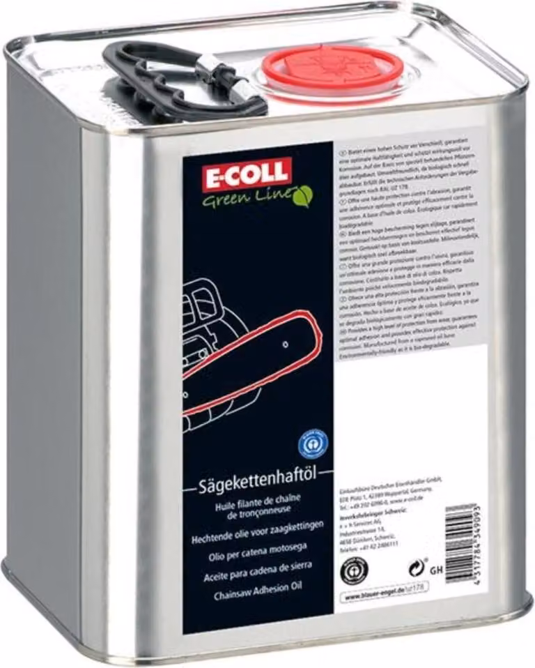 Olio adesivo per catene di seghe UWS 5L in tanica E-COLL