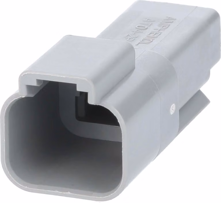Amphenol AS-2SM 106 Connettore per cavo serie AT con guarnizione ridotta, 2 poli, connessione a crimpare, diametro di isolamento