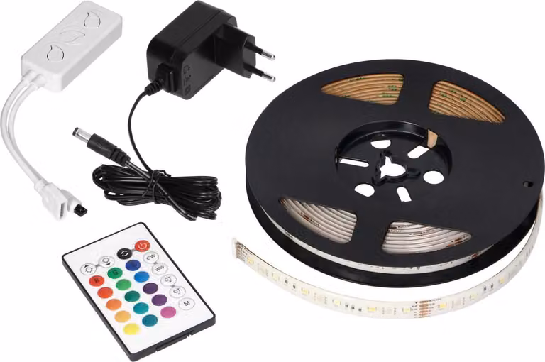 Orno Tuya Banda Led Ip65 Rgbw 5M + Alimentazione Smart Wi-Fi