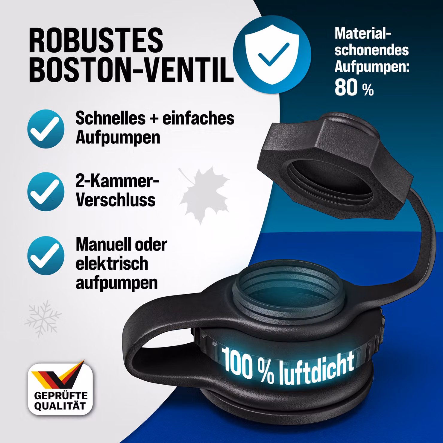 Cuscino per piscina Monzana Solar Film blu rotondo in PVC Ø 300 cm per la raccolta detriti – 4