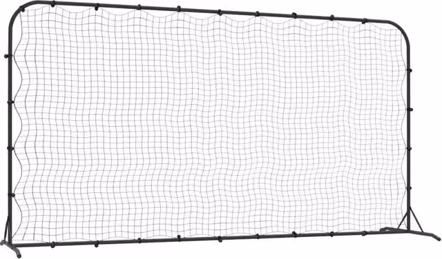 Rete Rimbalzante da Calcio Nera CFW6315930 L: 366 cm, P: 90 cm, H: 183 cm