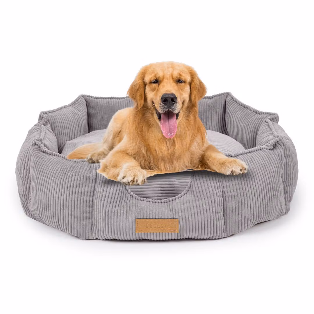 Letto grande per cani XXL, divano per cani, cuscino ovale per cani, cesto lavabile per cani, tappetino per cani, nido per cani - 100 x 85 cm