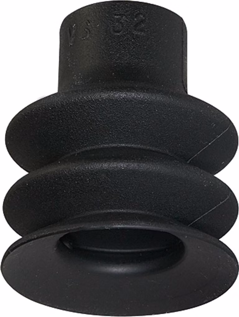 Ventosa a soffietto Riegler, rotonda 2,5 pieghe, materiale NBR, "FG", Ã˜ 25 mm