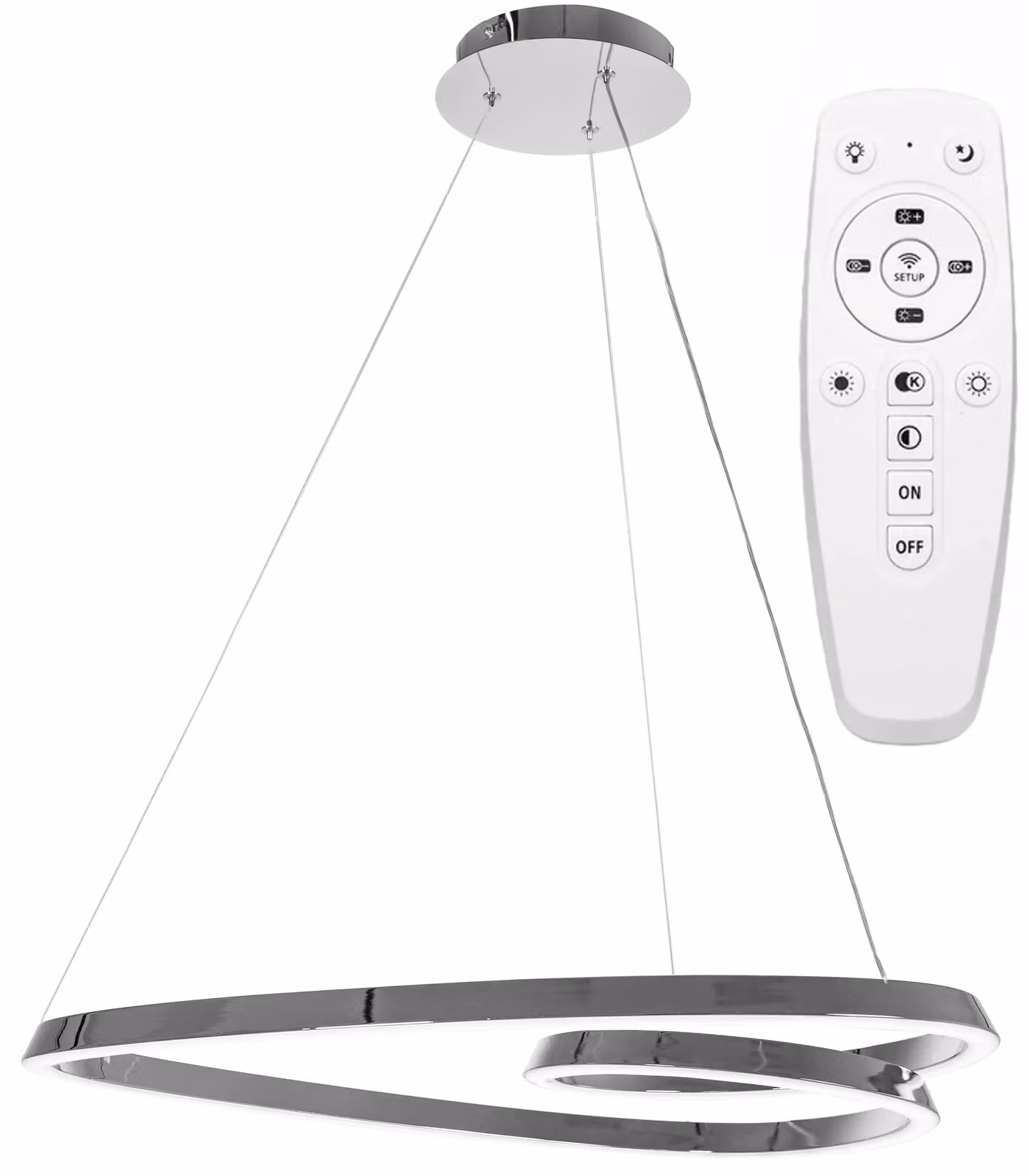 Lampada tooLight Led App798-Cp Loop Chrome