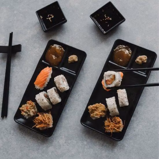 Set di coltelli da sushi in legno