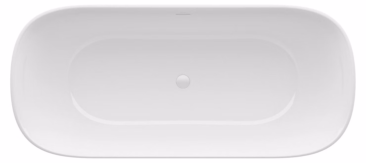 LAUFEN MEDA Baignoire à poser, blanc brillant, Marbond, 1800x800x590mm, H2201120000001, H2201120000001
