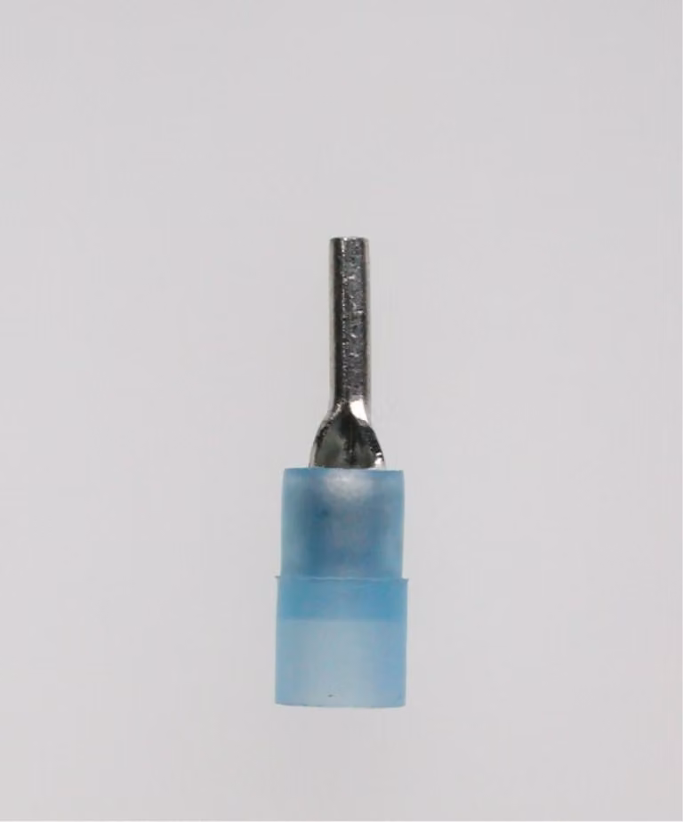 Capocorda isolato, codifica colore DIN sezione 1,5 mm² - 2,5 mm² blu, trasparente - 1 pezzo