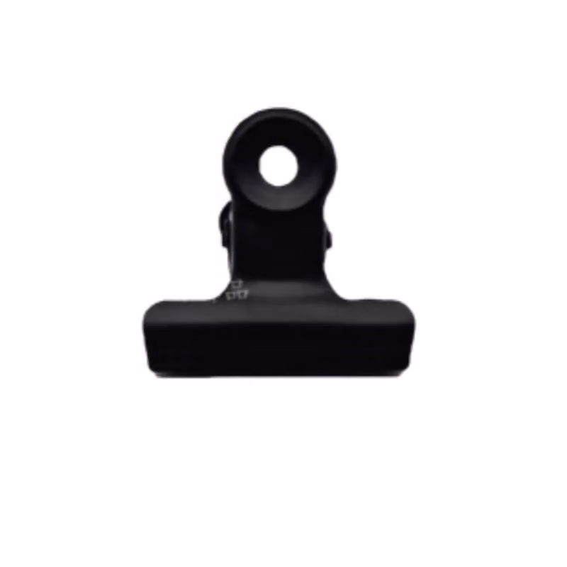 INF Clip in metallo nero, confezione da 10 Size B