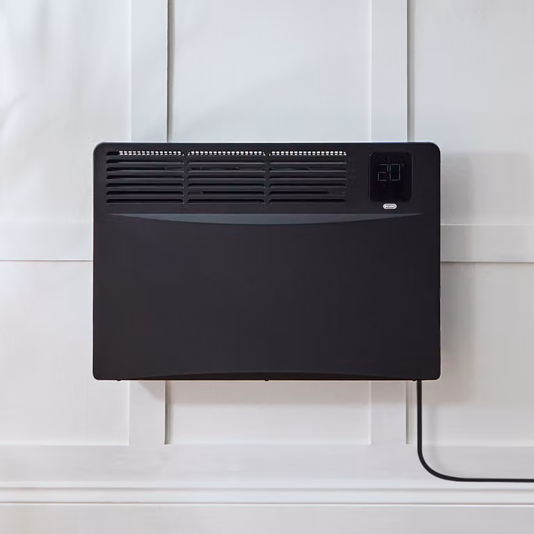 Pannello Convettore Elettrico Smart Nero con Presa EU 1500W