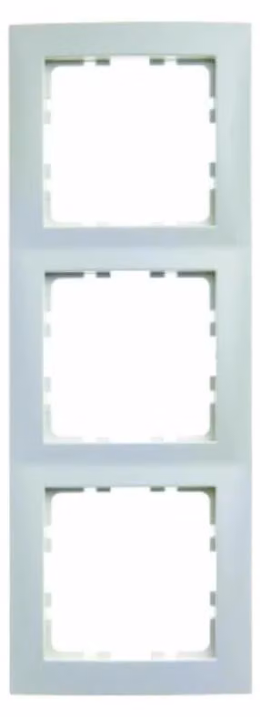 Cornice Berker, tripla, S.1, bianco polare opaco, 1 pz.
