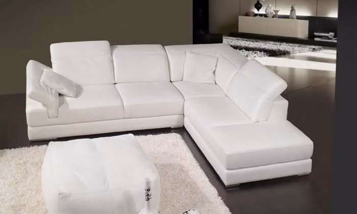 Sofa Wohnlandschaft Eckcouch L-Form Ecksofa Couch Garnitur Polster Eckgarnitur